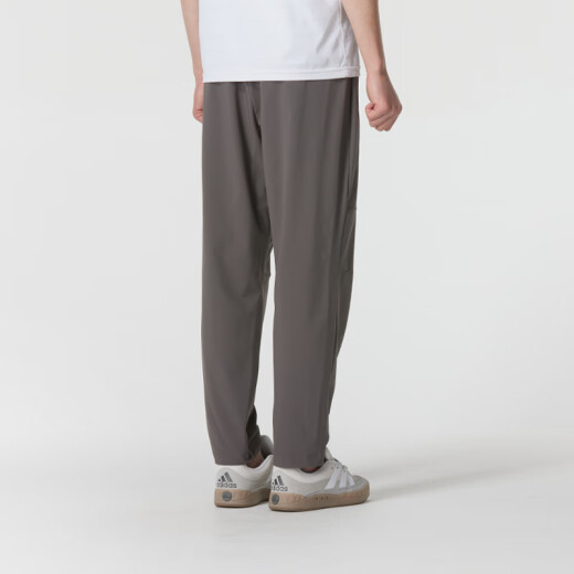 Adidas Herrenhosen, neue sommergewebte, schnell trocknende dünne, atmungsaktive Fitness-Trainings loser Casualhosen, Laufsporthosen, Reißverschlusspocket/Gerade schnell trocken/Hauptempfehlung [Rückkehr zu 5] L (180) empfohlen 155-175jin [Jin gleich 0,5 kg]