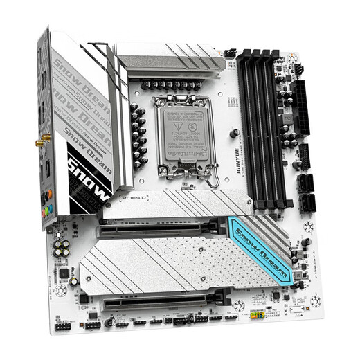 
Jingyue B760M Snow Dream WIFI/W motherboard DDR4 memory computer motherboard i5 14600KF/12600KF/13400F Intel B760/LGA 1700