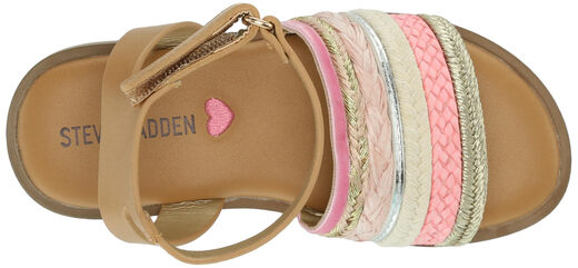 Steve Madden Girls Kassi, Pink Pink 10 Toddler