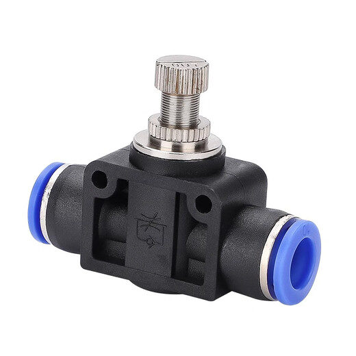 Pneumatic quick connector LSA one-way adjustable pipeline throttle valve trachea quick plug LSA-4 6 8 10 12 LSA-4