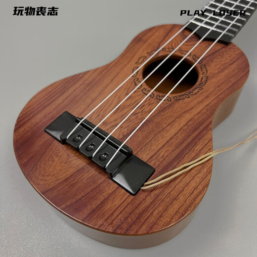 贤怀达吉他迷你尤克里里乐器可弹奏家居摆件装饰品吉它玩具初学者新手练 吉他(35cm)
