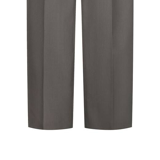 
LESS [same style in the mall] 2025 summer new wool casual straight cutout pants for women 2P4E13660 367 deep tea green L