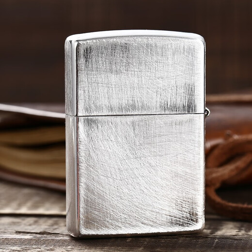 
ZIPPO EDGE lighter Retro classic ancient silver brushed skull series give boyfriend gifts Kerosene windproof ancient silver don't leave me - stand-alone version dy9902gy