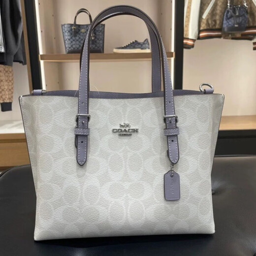 
CoaCH (COACH)/CoaCH tote bag large size mollie25 one-shoulder hand-held shopping bag women's bag new color milk tea large size CV967-SVPWH