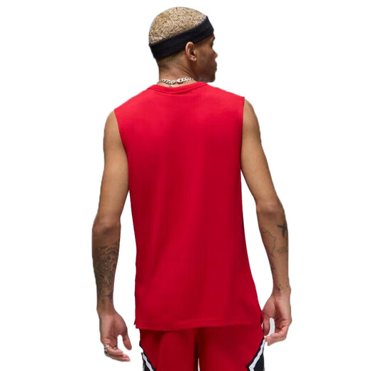 
Jordan men's sleeveless T-shirt Quick-drying breathable JORDAN SPORT New Year Red Vest FN5857-687 Red S