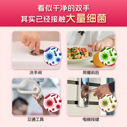 Lion Qujing Foam Antibacterial Hand Sanitizer Berry Strawberry 250ml Thick Foam Gentle and Natural for Whole Family Children