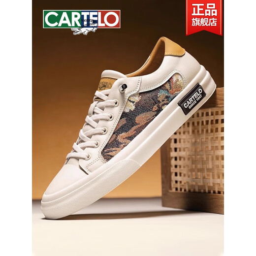 
Katile Crocodile Official Men's Shoes Canvas Shoes Men's Breathable Soft Sole European Station Embroidery Trendy Board Shoes One-Part Men's Casual Shoes White Ice Blue - 7374n Plus Fleece 40 Standard Sports Shoes Size