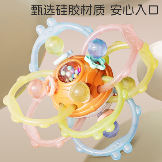 Dr. Ma Manhattan Hand greifen Sie Ball Spielzeuggummizähne Manhattan Baby Zähne orange