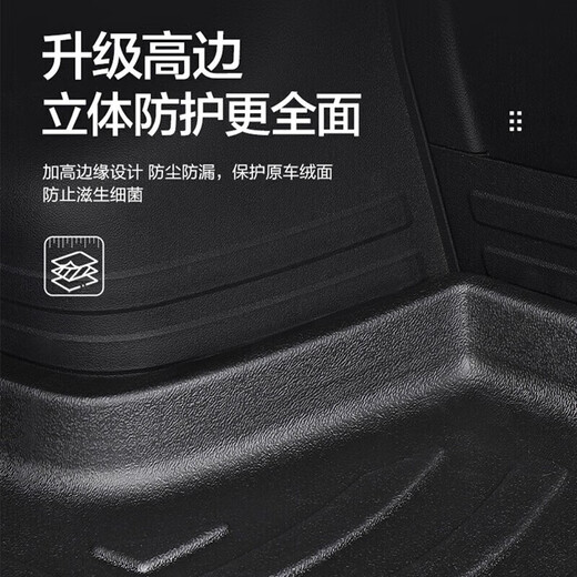 Maikosway подходит для Buick GL8 Trunk Pad Bad Bad Pad, экологически чистая водонепроницаемая TPE с царапиной, устойчивая к износостойкой водонепроницаемой защитной защитной площадке 17-25 Buick GL8ES28T/653T LU Zun