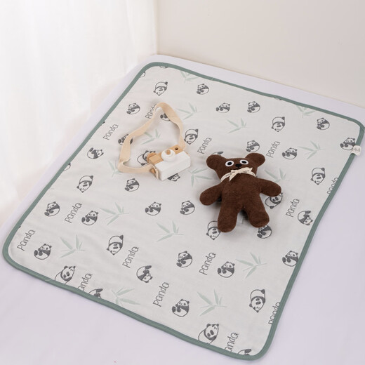 Yazan shopping mall same style four-six-layer yarn multi-functional blanket 65*78m newborn blanket stroller blanket six-layer naughty panda-soft 65*78cm pure cotton multi-functional blanket