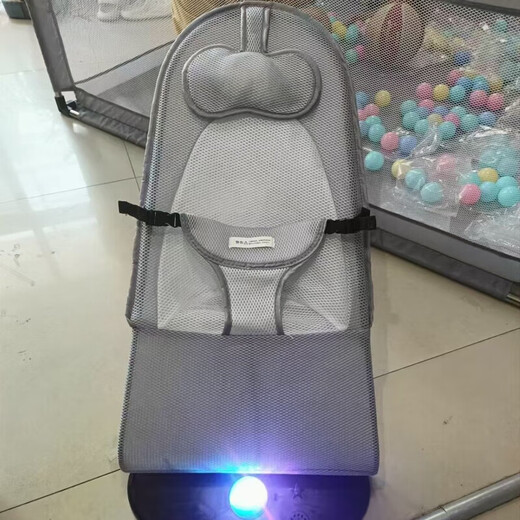 Baby Schaukelstuhl Baby schlafende Wiege Stuhl überredet Baby zum Schlafartefakt Neugeborenen beruhigende Stuhl Klafbare Schaukelstuhl Beige Diamond Schaukelstuhl + Spielzeug