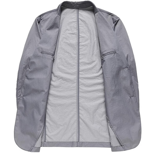 DVHNMK Luxusmarke Herren Sommer neuer dünner Sonnenschutzanzug Herrengeschäft Casual Outdoor Single Blazer Grey [Spot Speed] M 170 [Spot Speed]