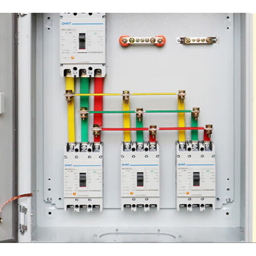 Electrical box distribution box complete set of three-phase surface-mounted stainless steel outdoor 380V branch switch box electric control box three-level distribution cabinet Chint switch configuration 5