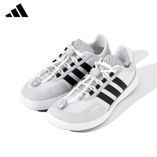 ADIDAS阿迪达斯溯溪鞋男女同款夏季户外防滑耐磨涉水鞋网面透气运动跑鞋 灰白/黑JP6630 42