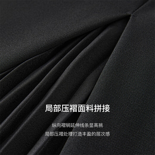 范思蓝恩蝴蝶结飘带压褶连衣裙女夏季2025新款七夕送老婆修身显瘦裙子2622 奶黄色 M