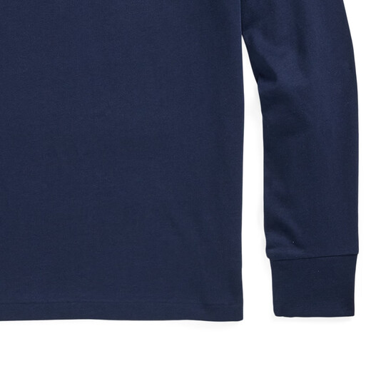 Polo Ralph Lauren Boys' Classic Cotton Jersey Henley RL43151 410-Dark Blue M