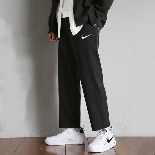 耐克（NIKE）男装2件套 2025夏季运动服户外时尚休闲梭织夹克外套 梭织长裤子 DM6620-011+DM6627-010 S