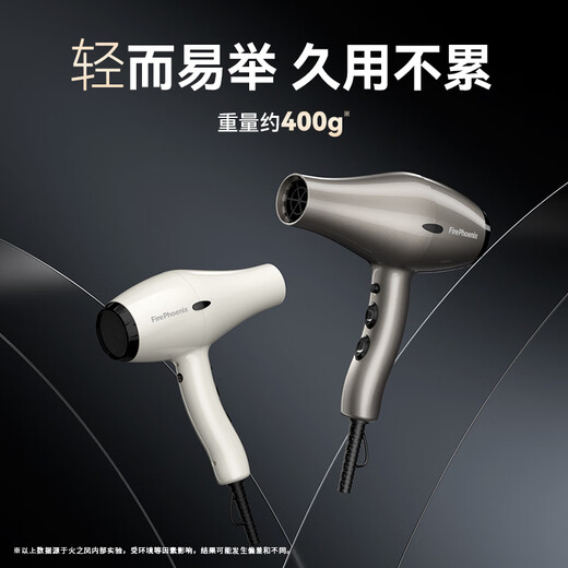 Fire Phoenix 6600X high-speed hair dryer, household high-power 2400W hair salon, large air volume, quick drying, low noise, barber shop special hair dryer, constant temperature hair care, no damage to hair 6600H+Milan White (four wind speeds) 6600X
