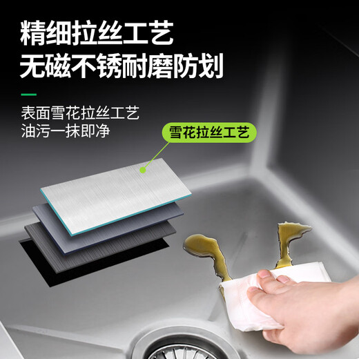 Stainless steel sink single double slot three sink dishwashing basin disinfection dishwashing sink commercial kitchen restaurant home with bracket length 120 width 50 height 80cm - three-slot thickened version