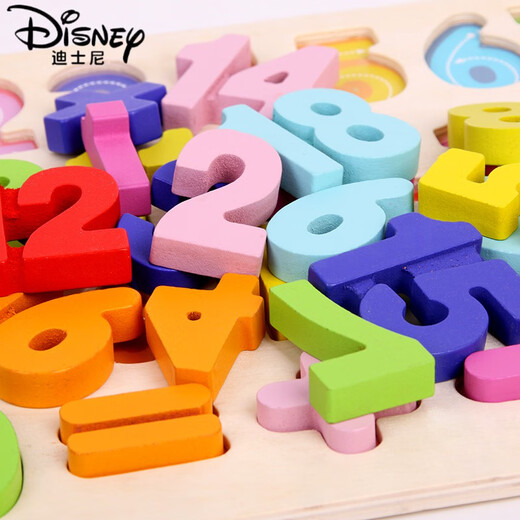 Disney ABCD Letter Toy Numbers en bois