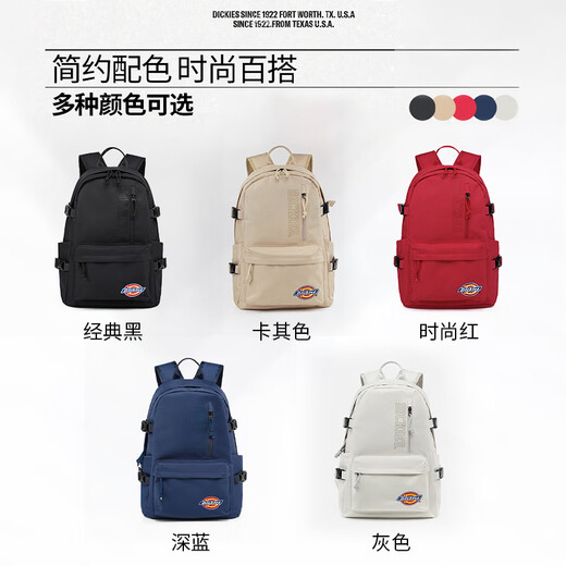 Dickies sac à dos pour hommes sac à dos de sport de plein air sac de voyage de grande capacité sac d'ordinateur étudiants du collège et du lycée sacs d'école pour hommes et femmes