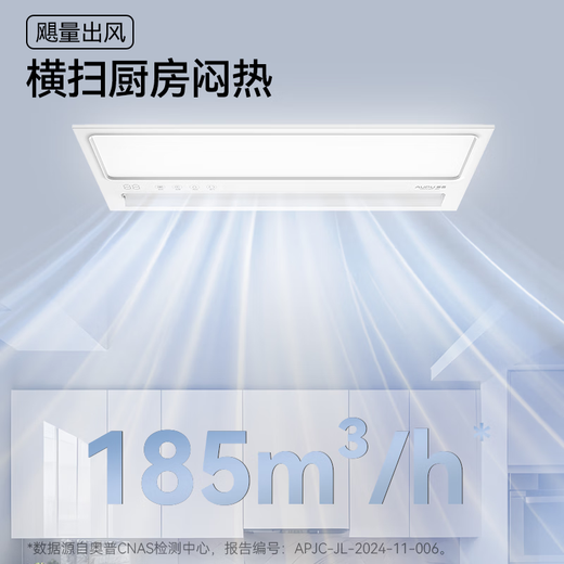 奥普凉霸【政府补贴】厨房照明风扇大风力遥控冷霸空调除菌LC201A