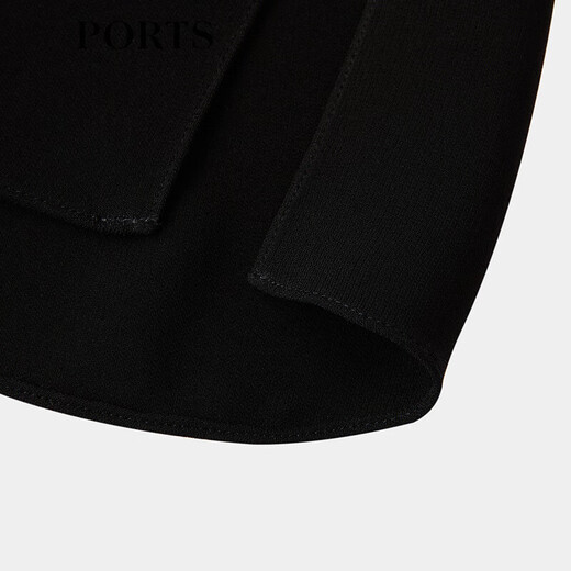 PORTS women's shirt LT8B005TWB029 black 2