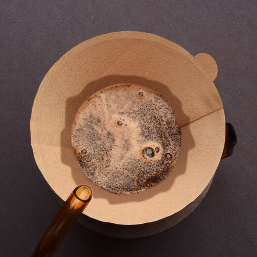 Circle Joy Coffee Filter Paper Portable drip-type hand-brewed coffee powder filter V-shaped filter cup filter paper 50 sheets