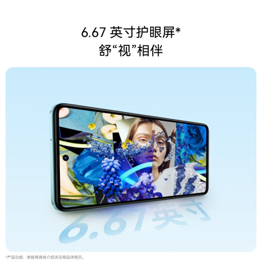 华为畅享80 【国家补贴15%】6620mAh电池能续航 玄甲架构 双五星耐摔 华为鸿蒙智能手机 天青蓝 8GB+256GB 官方标配