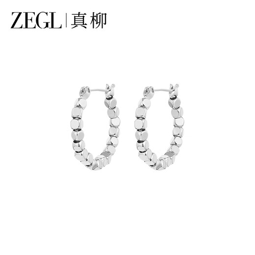 ZEGL small sugar cube earrings earrings earrings female temperament high-end autumn and winter new style female light luxury gift for best friend birthday gift