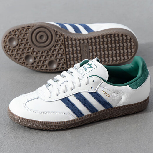 阿迪达斯 （adidas）三叶草男鞋女鞋复古板鞋SAMBA运动鞋T头鞋休闲鞋IH4882 IH4882/主图款 36