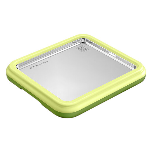 Máquina de yogurt Rongshida Máquina de hielo Fried Ice Cream Máquina de helado para niños DIY Máquina de yogurt de bricolaje Freed Ice Board Fried Yogurt Internet Celebrity Hecho que hace artefacto Kiwi Green [Alimento de acero inoxidable de grado 316]