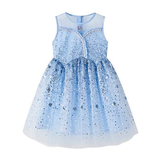 Disney Love Elsa Girls Princess Skirt New Dress Girls Summer Clothes Female Summer 2026 New Children's Clothes