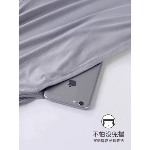 Yalu men's pajamas summer short-sleeved modal ice silk thin style plus size casual simple summer men's home clothing set WT6174 L men's style [100-125Jin [Jin equals 0.5 kg]]