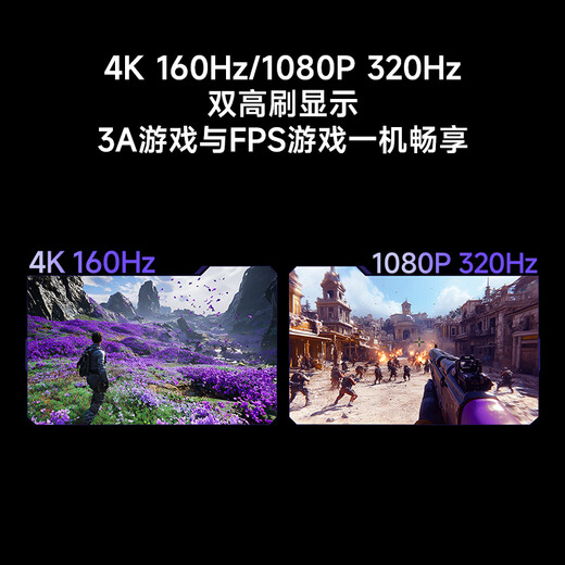 Xiaomi REDMI 27-inch 4K160Hz dual-mode 1K320Hz Fast IPS HDR400 10Bit 1ms GTG DP2.1 wide color gamut gaming e-sports monitor G27U