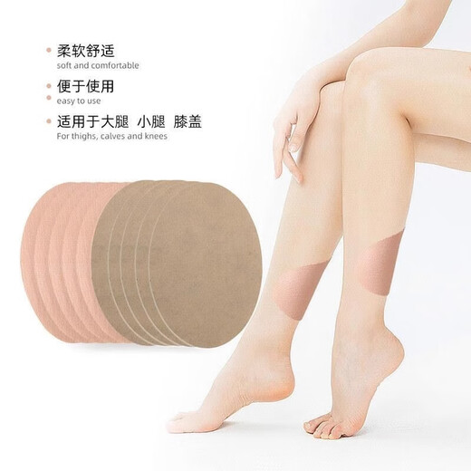 Inner thigh anti-wear patch for men and women, anti-friction fat man's leg guard, fat man's invisible anti-wear artifact, leg-grinding foot patch, anti-wear patch-4 pack-skin color