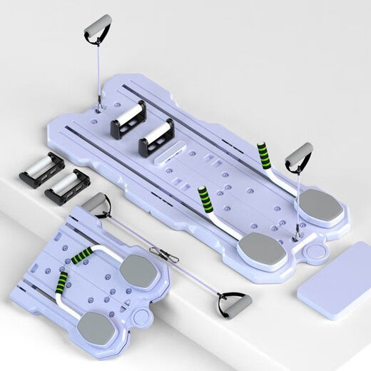 Strange things say five-in-one Pilates board, multifunctional abdominal board, home abdominal muscle wheel exercise exercise, fitness rolling abdominal board, abdominal board, new five-in-one abdominal board, purple