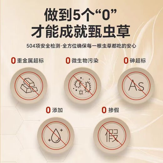 藏芝翁高海拔冬虫夏草精选头茬干虫草高端滋补礼盒送长辈送领导送客户 2根/克共50克【商务送礼，放心品质】