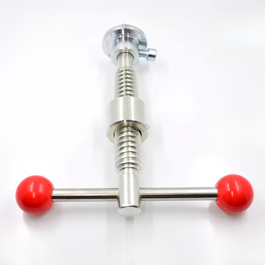 XMSJT-Schraubenscheibe Set Trapezoidaler Schraube Werkzeugbehandlung Trapezoidalschraube Holzbearbeitungsmaschinerie Handkranker Schraubevorrichtung verzinkter Gerät T12200
