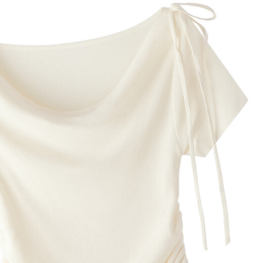 Silk Cypress House Sweater en tricot à une longueur 2025 Été Nouveau Style Femme littéraire Lady Pullover courte courte à manches courtes