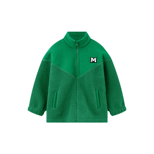 Duoduo Boys 'Boys' Chaqueta de terciopelo islandés Invierno espesada Ropa de invierno 2025 Nuevos niños Autumn and Winter Medium y grandes de empalme infantiles 9889 Fruard_ [Spot] 110 cm