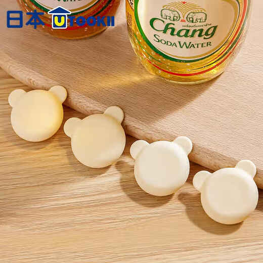 Imakara silicone bottle caps, soda water bottle stoppers, sparkling water glass bottle stoppers, beer bottle mouth sealing caps, silicone bottle caps (pack of 5)