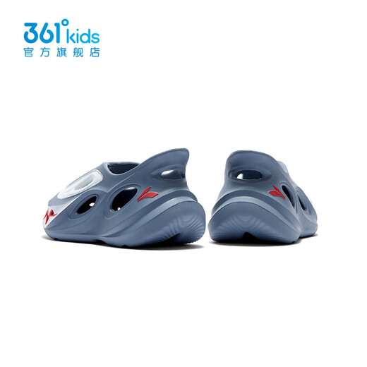 361 zapatos para niños para niños y niñas sandalias de playa zapatos para 2024 zapatos para niños nuevos a medio a grandes gris moderno/361 grados blanco/energía rojo 34