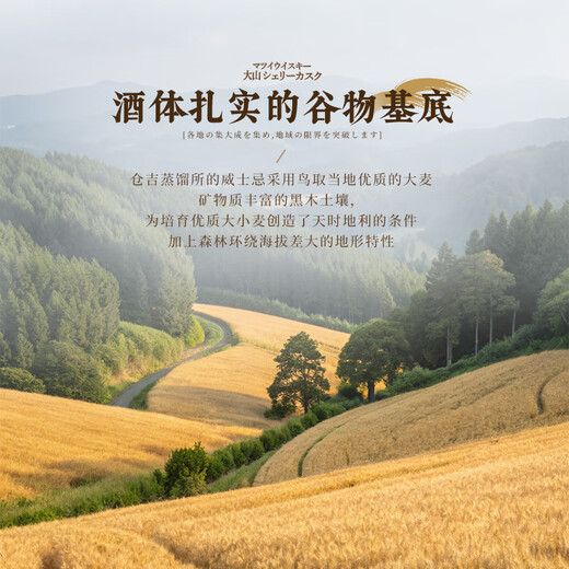 Spirytus【国际金奖品质】松井大山日本原瓶进口威士忌洋酒送礼雪莉桶调酒 700ml单支日威·定制木盒装