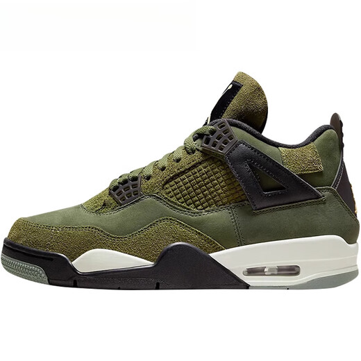 Nike Air Jordan 4 AJ4 Military Green High Top Retro Basketball Schuhe FB9928-200 GS <Zweiter Schiff> 37.5