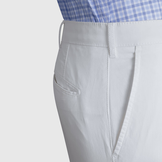 MEYER German Maiya Summer five-point shorts men's skin-friendly high-elastic casual men's pants 13117-B_BALTRUM White-40 56