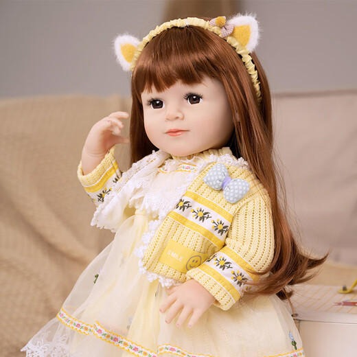 Doris 55cm Rebirth Simulación Batimiento de muñecas Princesa Regalo Regalo Vestido de juguete Regalo de cumpleaños para bebé