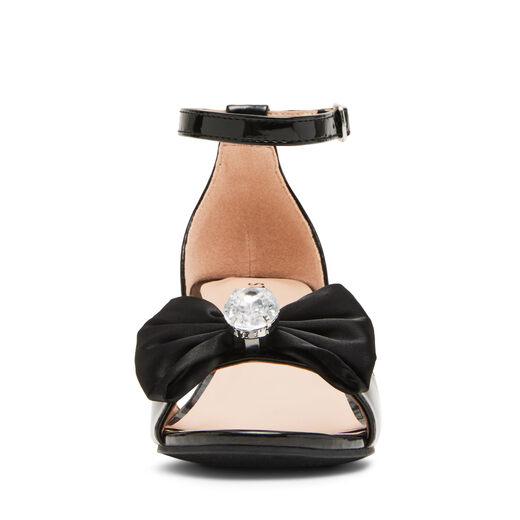 Steve Madden Girls Clair Heel Sandals, Black, Kids 13 Black Kids 13