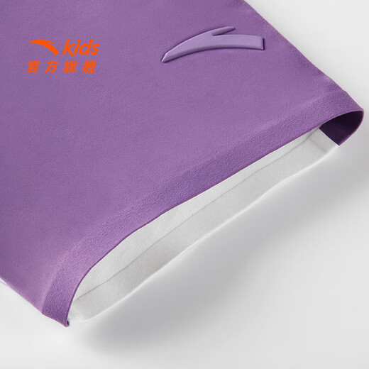 ANTA (ANTA) children's clothing for girls and boys elite outdoor women's Yunrou recycled nylon outdoor series short TT62536101 cotton candy white-1 140