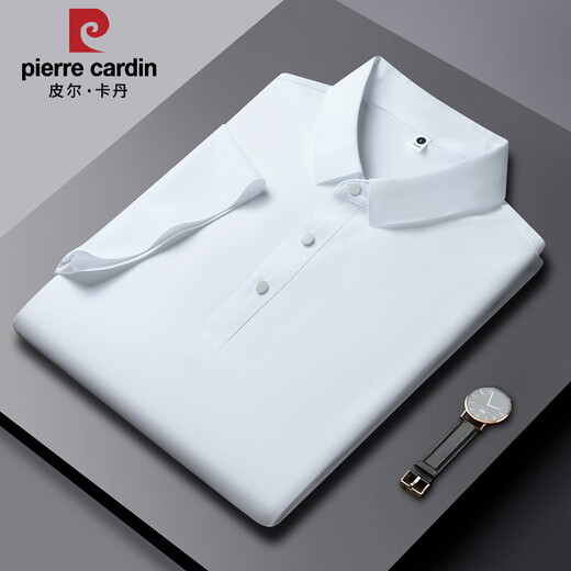 皮尔卡丹2025夏季新款冰丝短袖T恤男薄款透气半袖POLO衫商务翻领冰丝体恤 PM-12358海绿 M